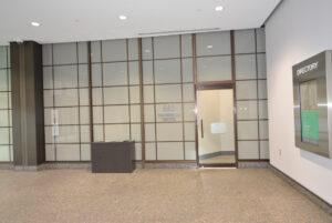 conference center with glass door CORE Commercial Real Estate